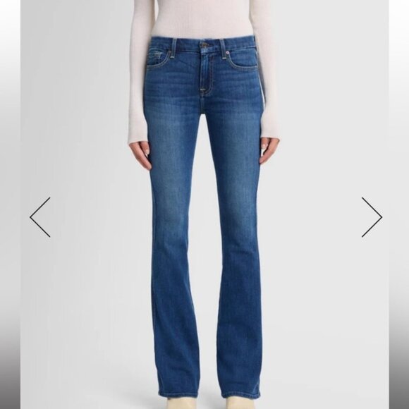 7 For All Mankind Pocket Bootcut Jeans - Picture 1 of 8